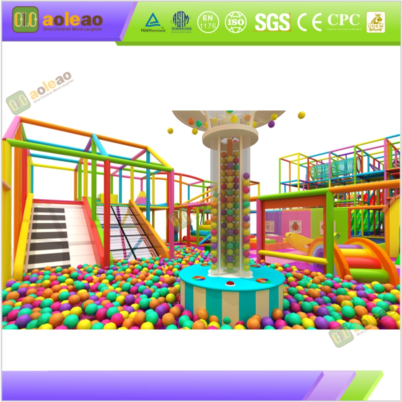 Echipament pentru teren de joacă pentru interior - Sigur, non-toxic - Parc de distracții interior - Dimensiune personalizată | Aoleao