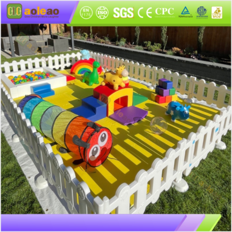 Soft Ball Pit Fence - Makapal na Padding + Breathable Mesh - Play Area Partition - Flexible DIY Combination | Aoleao