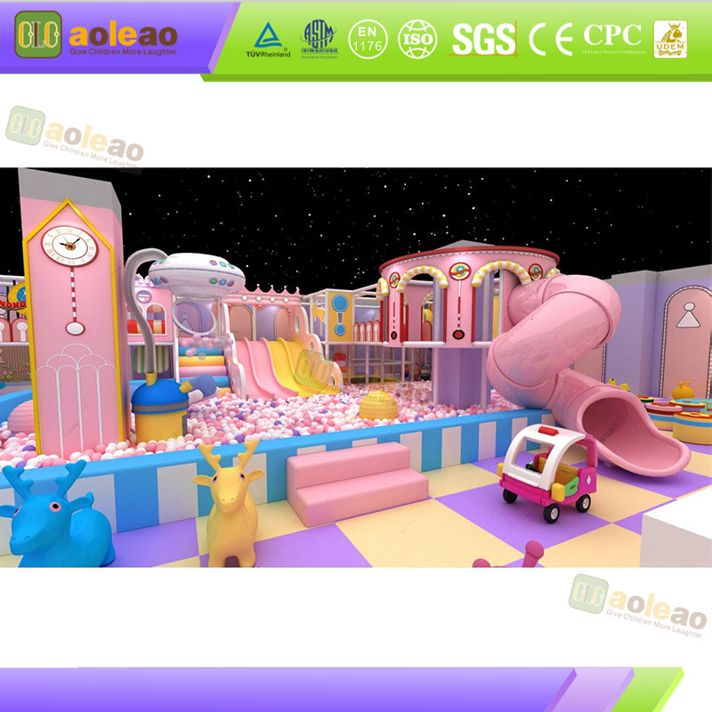 Kids Naughty Castle Ball Pit & Slide para intelig&ecirc;ncia pr&eacute;-escolar e melhoria f&iacute;sica do jardim de inf&acirc;ncia
