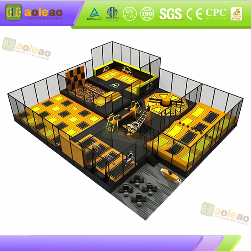 Foam Pit batuudipuhver Ohutu kaitse Extreme Challenge tsoon Ohutu m&auml;ngimine V&auml;hem vigastusi