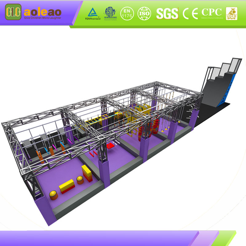 Indoor Ninja Competition Course-Multi-Player Mode-Indoor Sports Park-Improve Team Cooperation | Aoleao