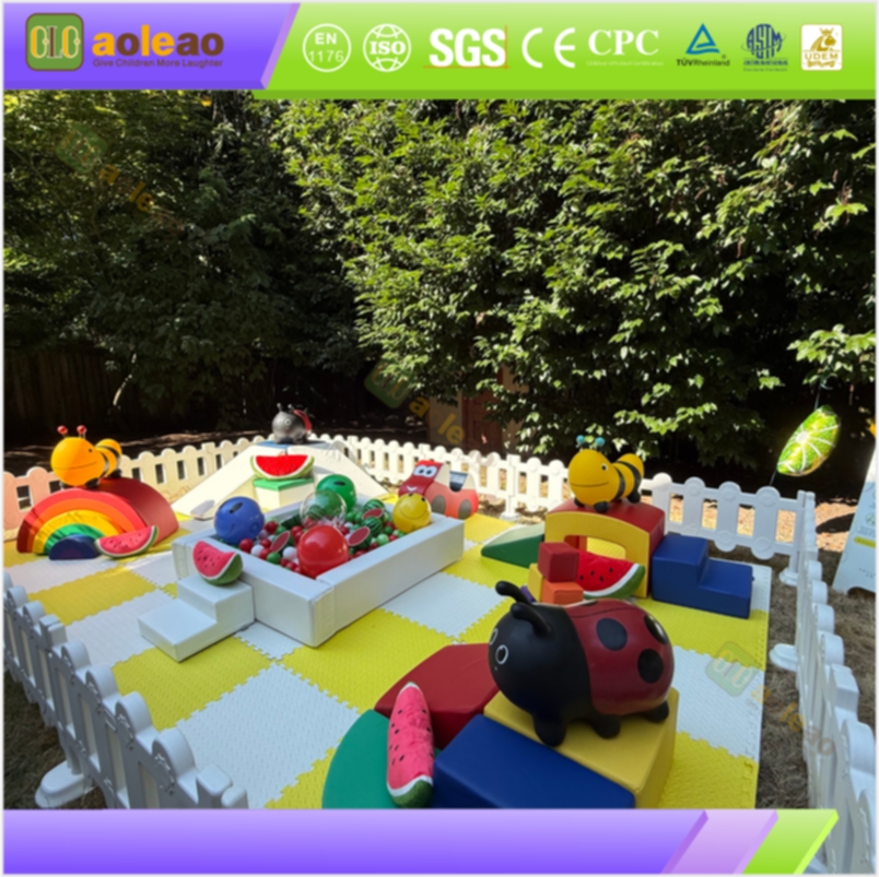 Malambot na Play Mat - High‑Density EVA + PU Soft - Playground Flooring - Waterproof Non‑Slip Easy Clean | Aoleao