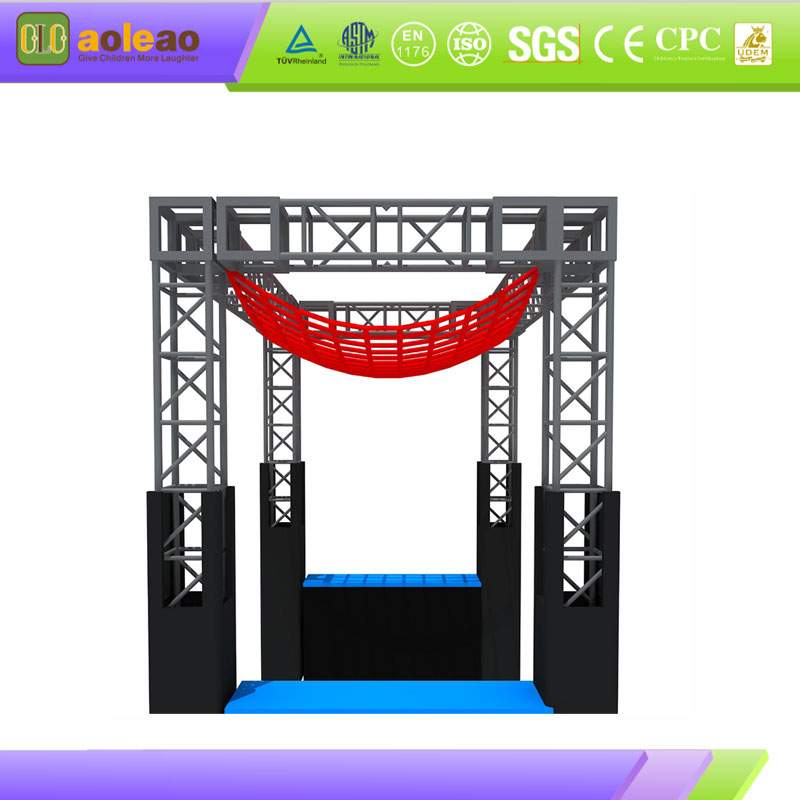 Εσωτερικός χώρος Ninja Mini Obstacle-Συμπαγής διαμόρφωση-Κατάστημα Παιδική χαρά-Επένδυση χαμηλού κόστους | Αολέαο