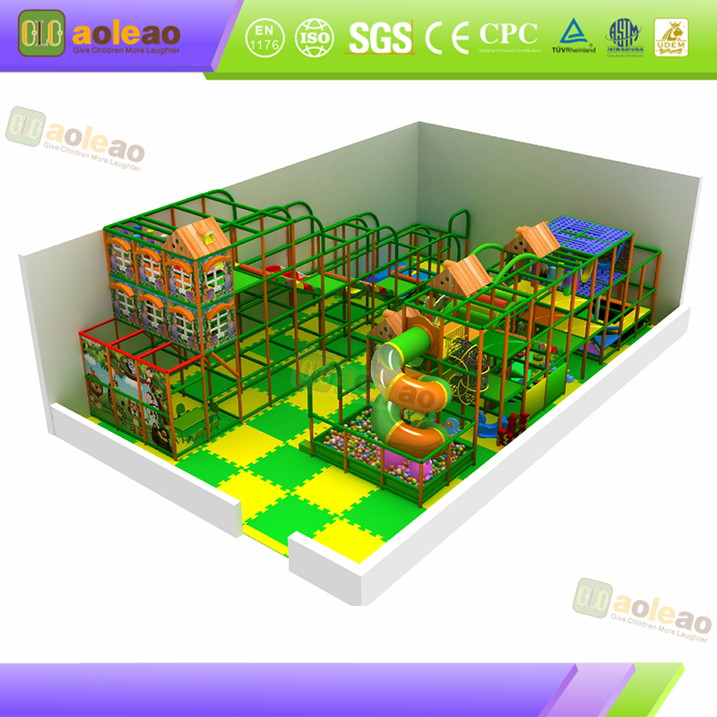 Petite installation de labyrinthe de toboggan de jeu doux, mini aire de jeux int&eacute;rieure, forte adaptabilit&eacute;