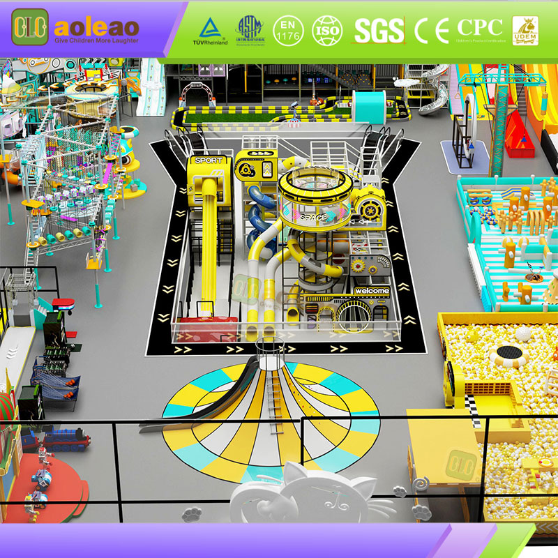 Indoor Playground-Soft Package Anti- collision-Commercial Amusement Mall-Safe Eco-friendly | Aoleao