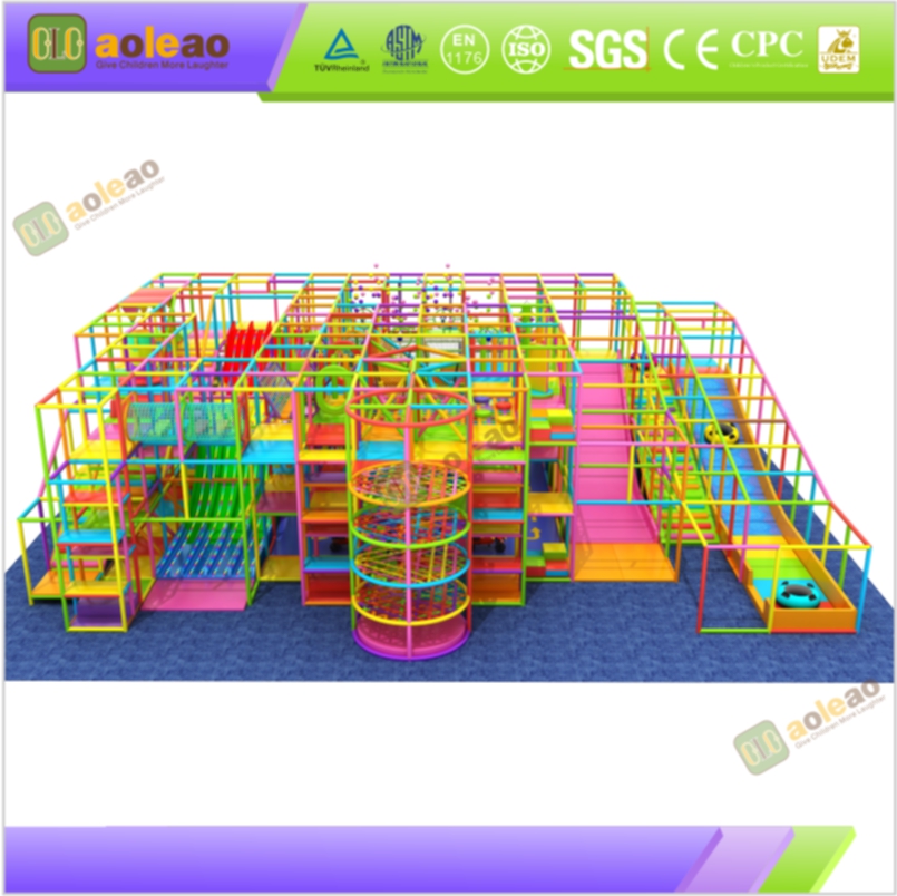 Echipament pentru teren de joacă pentru interior - Sigur, non-toxic - Parc de distracții interior - Dimensiune personalizată | Aoleao