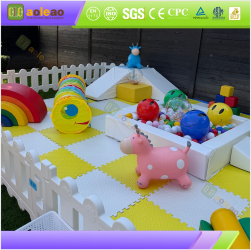Malambot na Play Mat - High‑Density EVA + PU Soft - Playground Flooring - Waterproof Non‑Slip Easy Clean | Aoleao