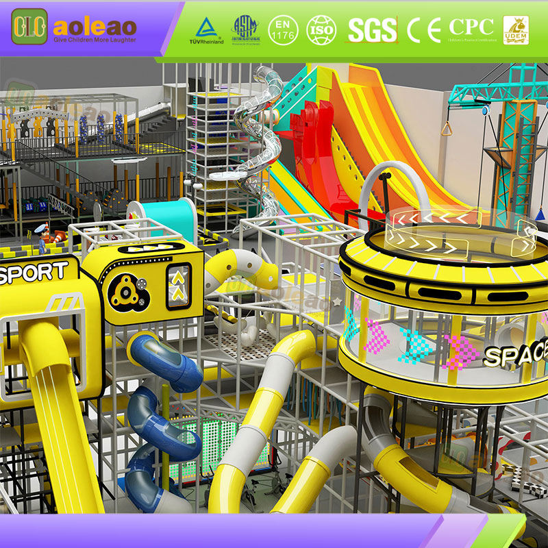 Indoor Playground-Soft Package Anti- collision-Commercial Amusement Mall-Safe Eco-friendly | Aoleao