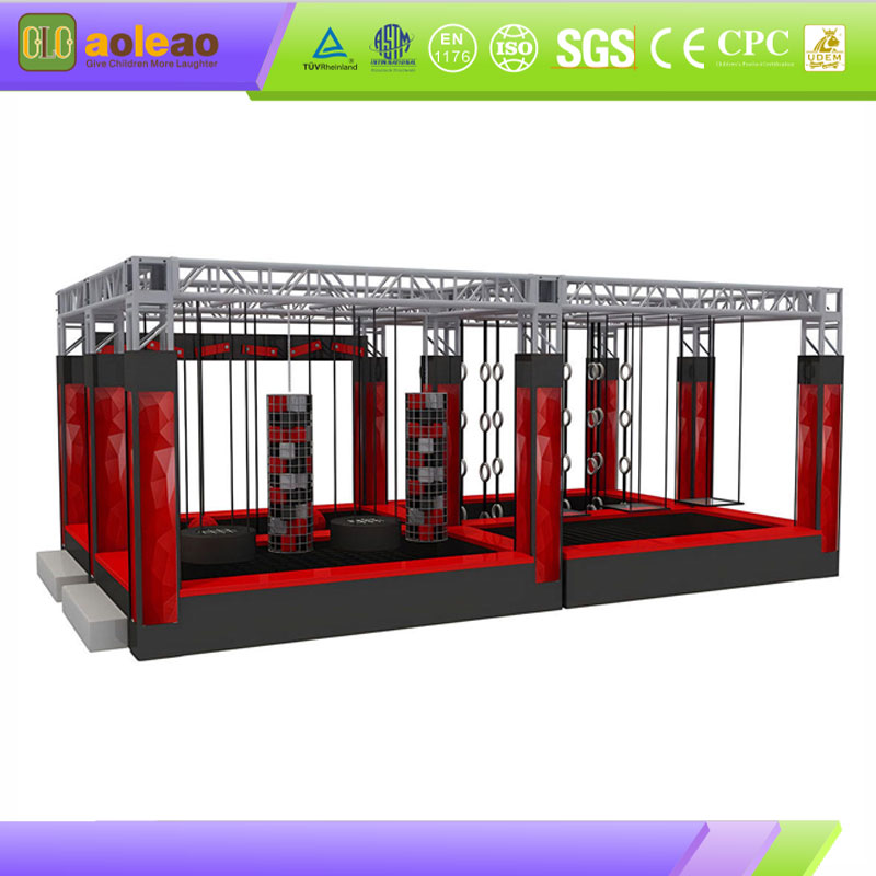 Indoor Ninja Rope Course-High-Density Weaving-Community Indoor Park-Durable & Tear Resistant | Աօլեաո