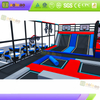Trampolin Park - Visoka elastična i sigurnosna podloga - Unutarnje igralište u trgovačkom centru - Komercijalna prilagodba | Aoleao