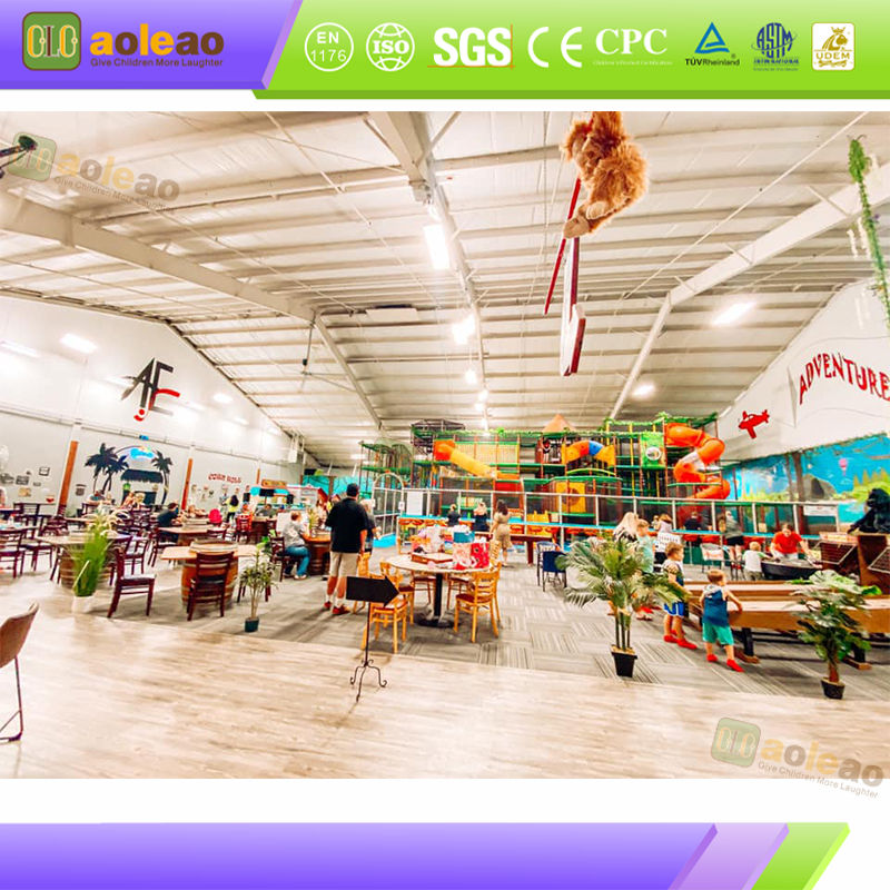 สิ่งอำนวยความสะดวกสไลด์เขาวงกต Soft Play ขนาดเล็ก, ส่วนเสริม Trampoline Park, เพิ่มรายได้