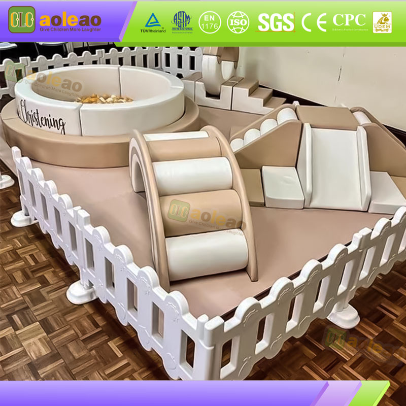 S&acirc;n chơi mềm nhỏ - Combo mềm + H&agrave;ng r&agrave;o đơn giản - Khu trẻ em cộng đồng - Chi ph&iacute; thấp Lợi nhuận cao Vận h&agrave;nh dễ d&agrave;ng | Aoleao
