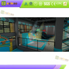 indoor adventure park na may slide at trampoline zone