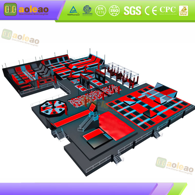 Kids Trampoline Park- Eco-Friendly Walang amoy na Materyal- Kindergarten at Nursery- Child Safe | Aoleao