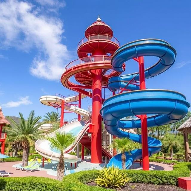 Perch&eacute; gli scivoli a spirale sono ideali per resort e aree di intrattenimento