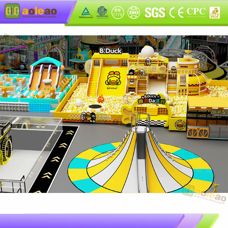 Indoor Playground-Soft Package Anti- collision-Commercial Amusement Mall-Safe Eco-friendly | Aoleao