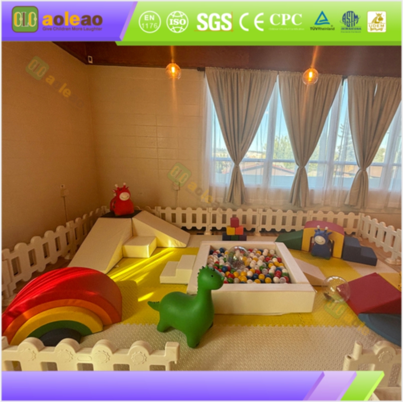 Malambot na Play Mat - High‑Density EVA + PU Soft - Playground Flooring - Waterproof Non‑Slip Easy Clean | Aoleao