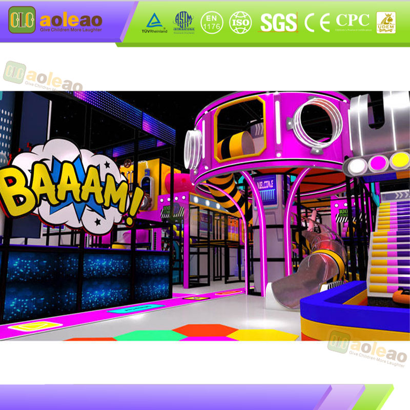 Indoor Anti-Slip Naughty Castle Anti-Slip Floor Design Indoor Play Area Tutus No Lapsus