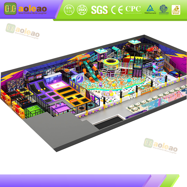 Proiectare unică de trambuline comerciale Producție și instalare Proiect de trambulină interioară Administrație pe &icirc;ntregul proces Funcționare fără griji