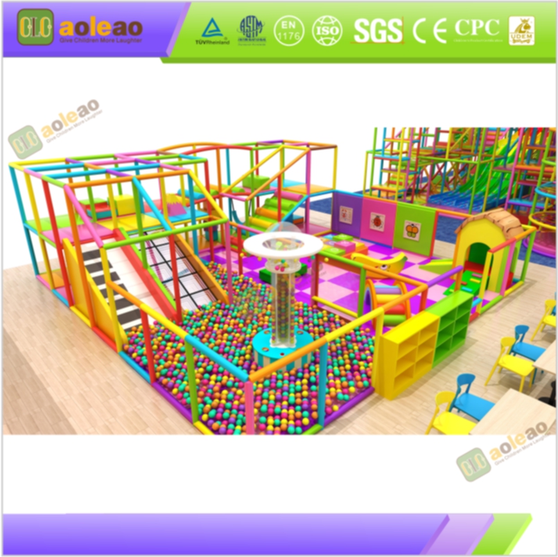 Echipament pentru teren de joacă pentru interior - Sigur, non-toxic - Parc de distracții interior - Dimensiune personalizată | Aoleao